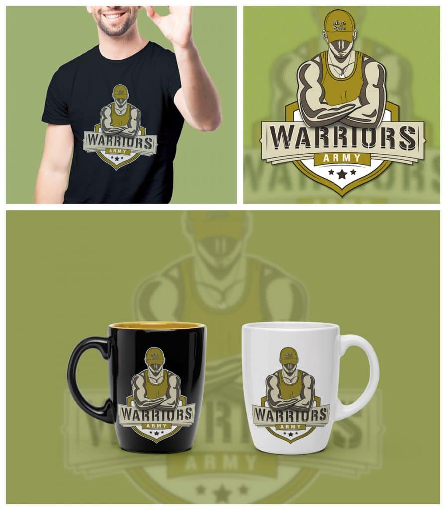 logo warriors army